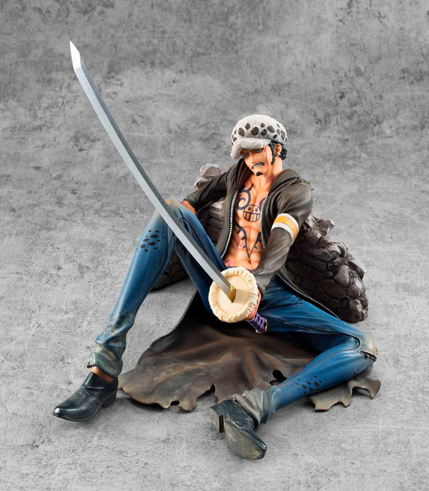 Estatua Trafalgar Law 14 cm. One Piece. Limited Edition. Excellent Model P.O.P. Escala 1:8. Megahouse