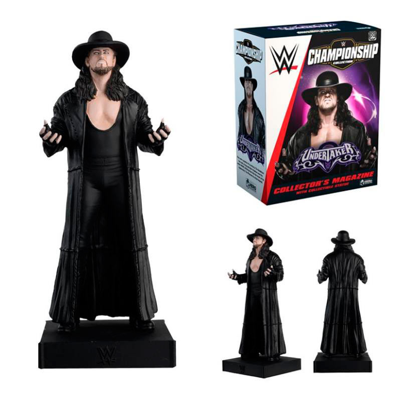 Estatua Undertaker 16 cm. Presing Catch. Escala 1:16 Eaglemoss