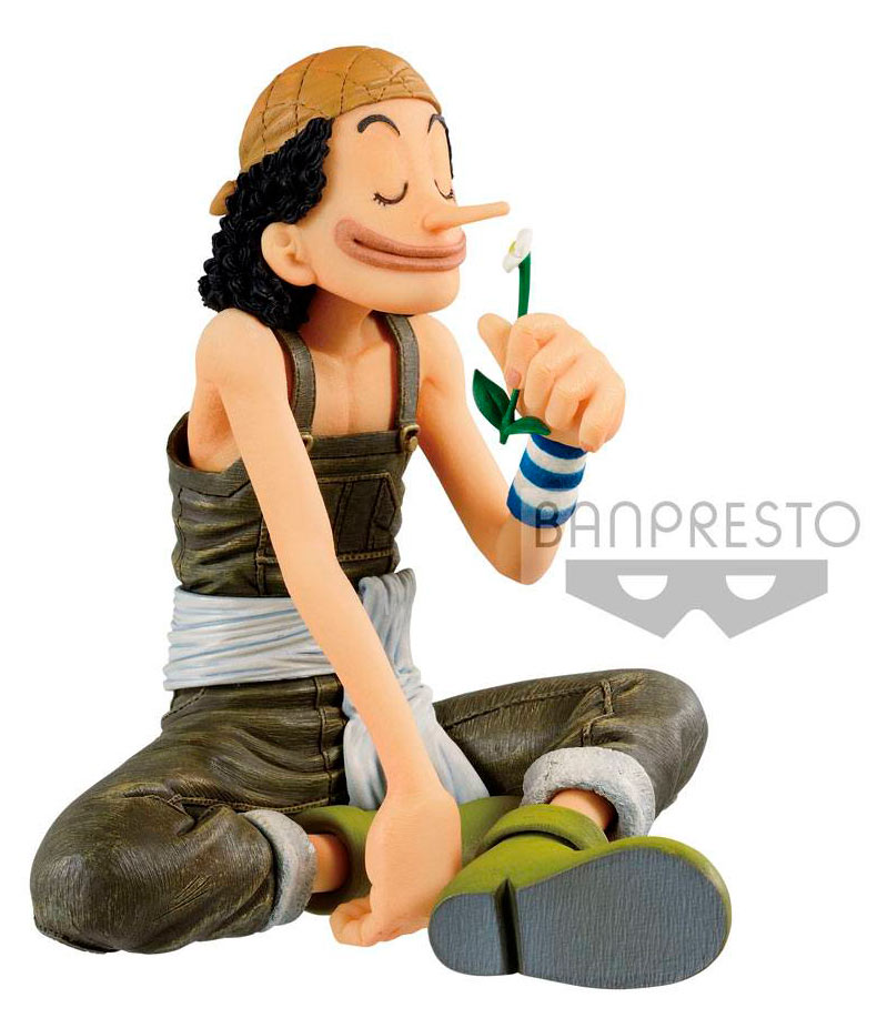 Estatua Usopp 13 cm. One Piece. BWFC Special. Versión Normal Color. Banpresto