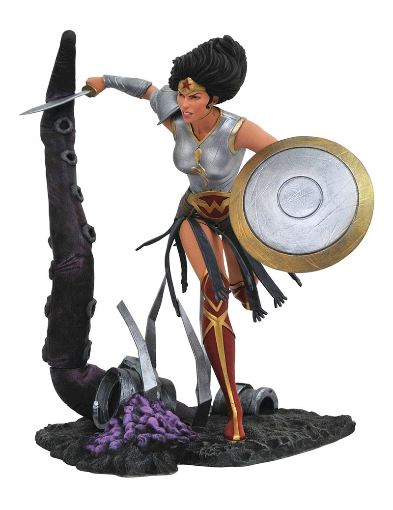 Estatua Wonder Woman 23 cm. Dark Knights: Metal. DC Gallery. Diamond Select