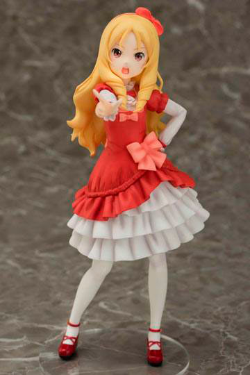 Estatua Yamada Erufu 23 cm. Eromanga Sensei. Versión Lolita. Chara-Ani
