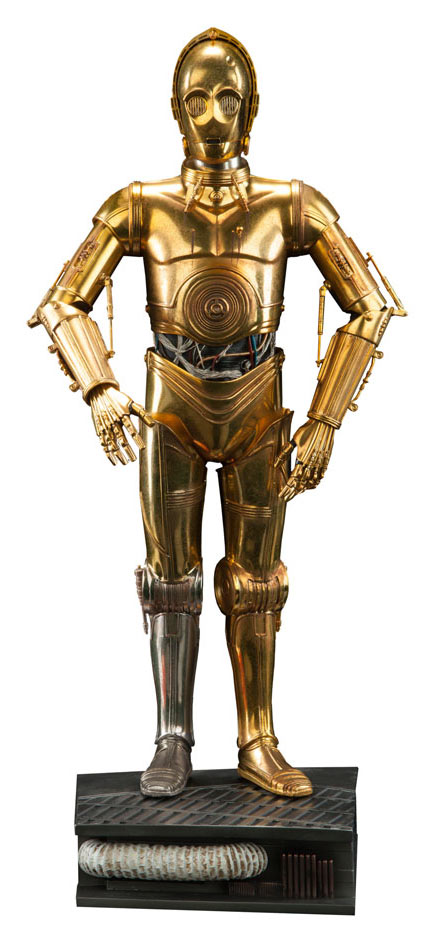 Estatua androide C-3PO de 49 cm. Star Wars. Premium Format. Con luz. Sideshow Collectibles