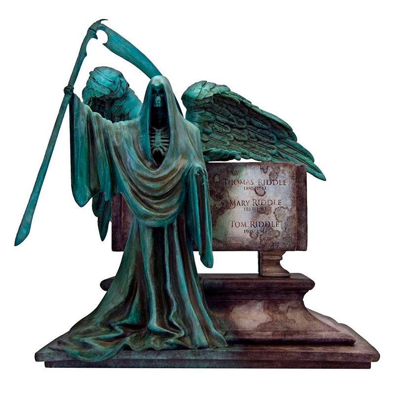 Estatua tumba monolito familia Riddle 18 cm. Harry Potter y el cáliz de fuego. Edición limitada. Factory Entertainment