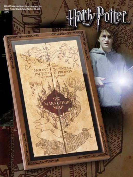 Expositor Harry Potter. Para mapa del Merodeador (Mapa no incluido)