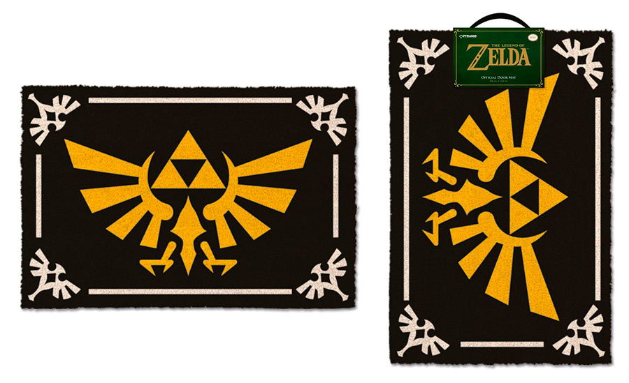 Felpudo logo Triforce 40 x 60 cm. The Legend of Zelda. Pyramid International