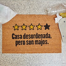Felpudo original Casa desordenada