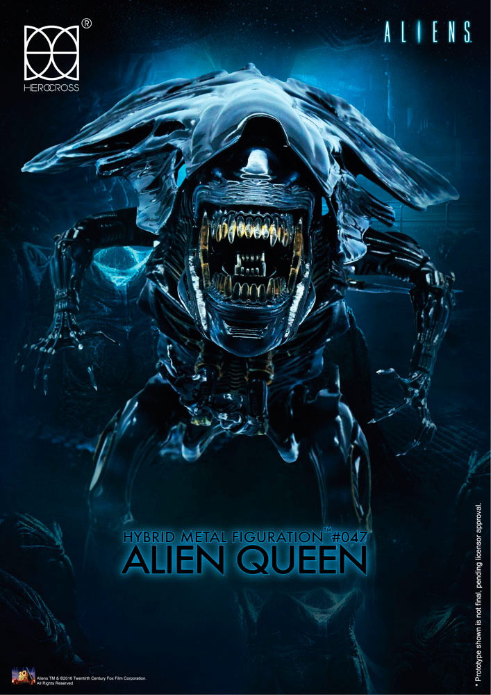 Figura Alien Queen 18 cm. Hybrid Metal. Alien