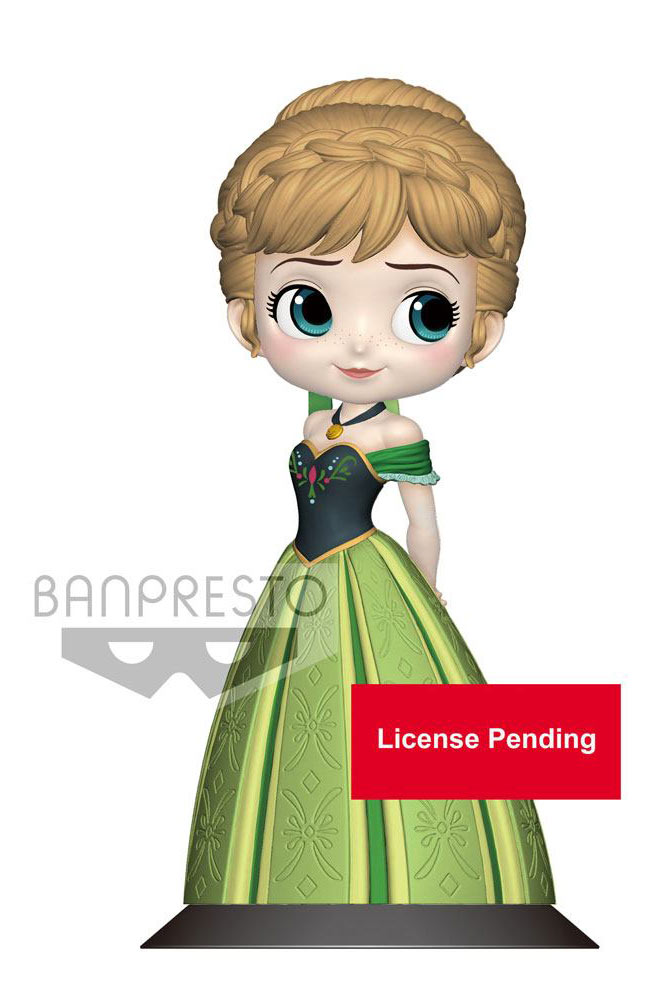 Figura Anna Coronation Style B Pastel Color Version 14 cm. Disney. Q Posket. Banpresto