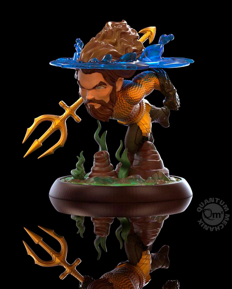 Figura Aquaman 8 cm. Q-Fig. Con Luz. DC Cómics. Quantum Mechanix
