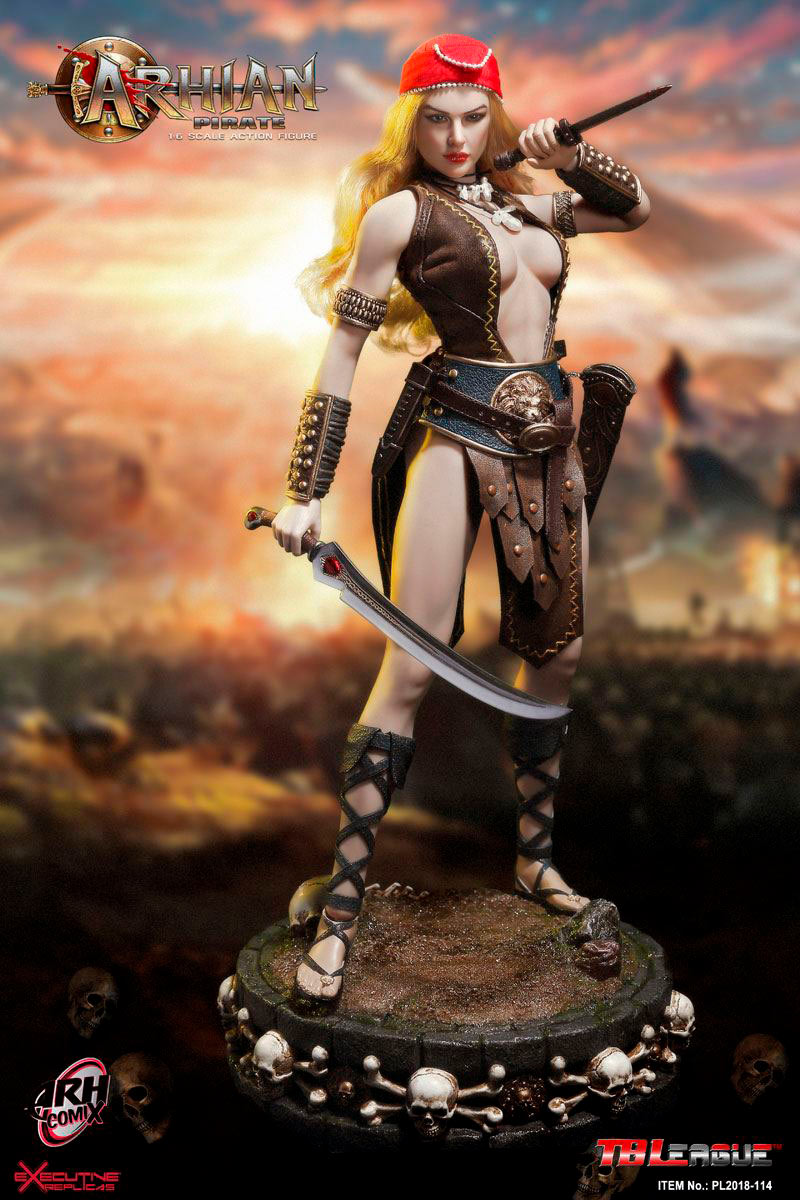 Figura Arhian Pirate 38 cm. Arhian: Head Huntress. ARH Studios