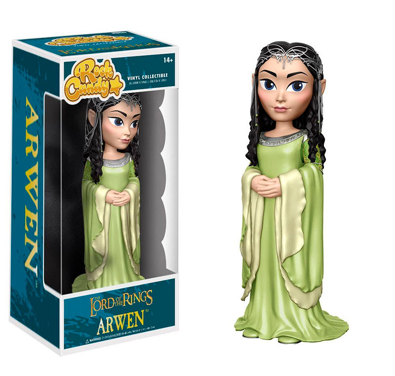 Figura Arwen 13 cm. El Señor de los Anillos. Rock Candy. Funko
