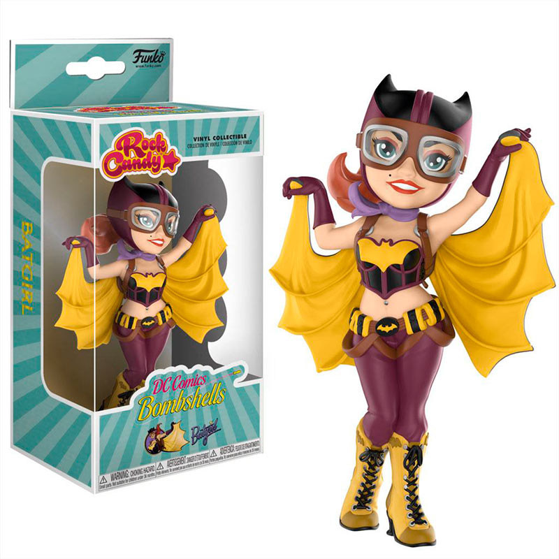Figura Batgirl 13 cm. Rock Candy. Bombshells. DC Cómics. Funko