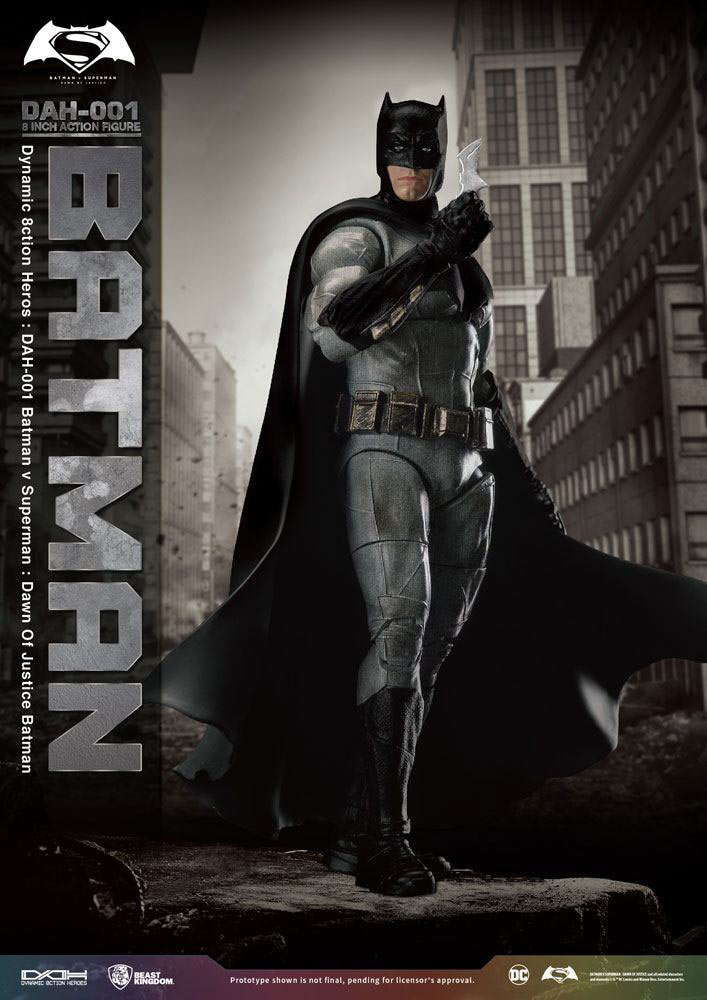 Figura Batman 20 cm. Batman v Superman: el Amanecer de la Justicia. Escala 1:9. Beast Kingdom Toys