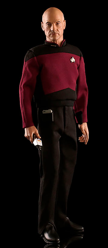 Figura Capitán Jean-Luc Picard 30 cm. Star Trek: La nueva generación. Escala 1:6. Quantum Mechanix