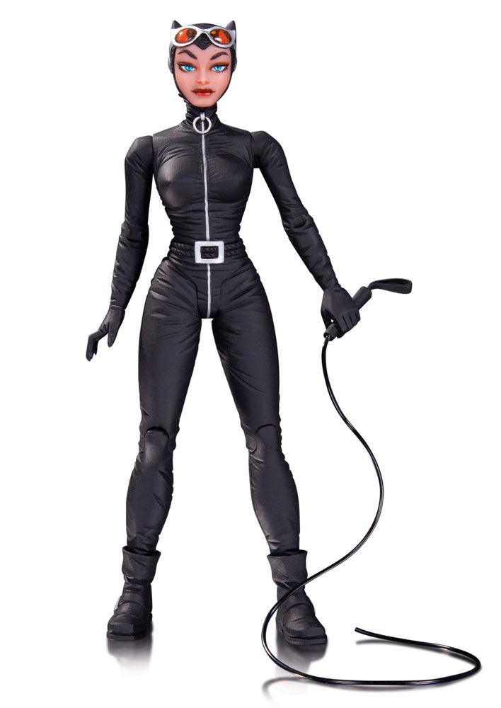 Figura Catwoman 17 cm. Diseño de Darwyn Cooke. Línea DC Comics Designer Action Figures. DC Collectibles