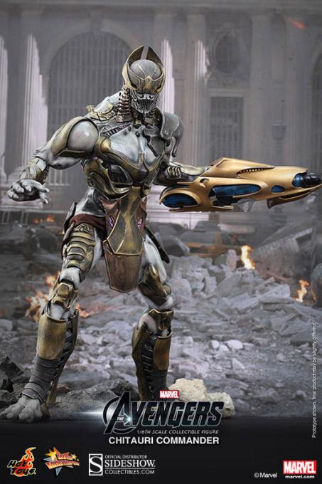 Figura Chitauri Commander 30 cm. Los Vengadores. Escala 1/6. Hot Toys