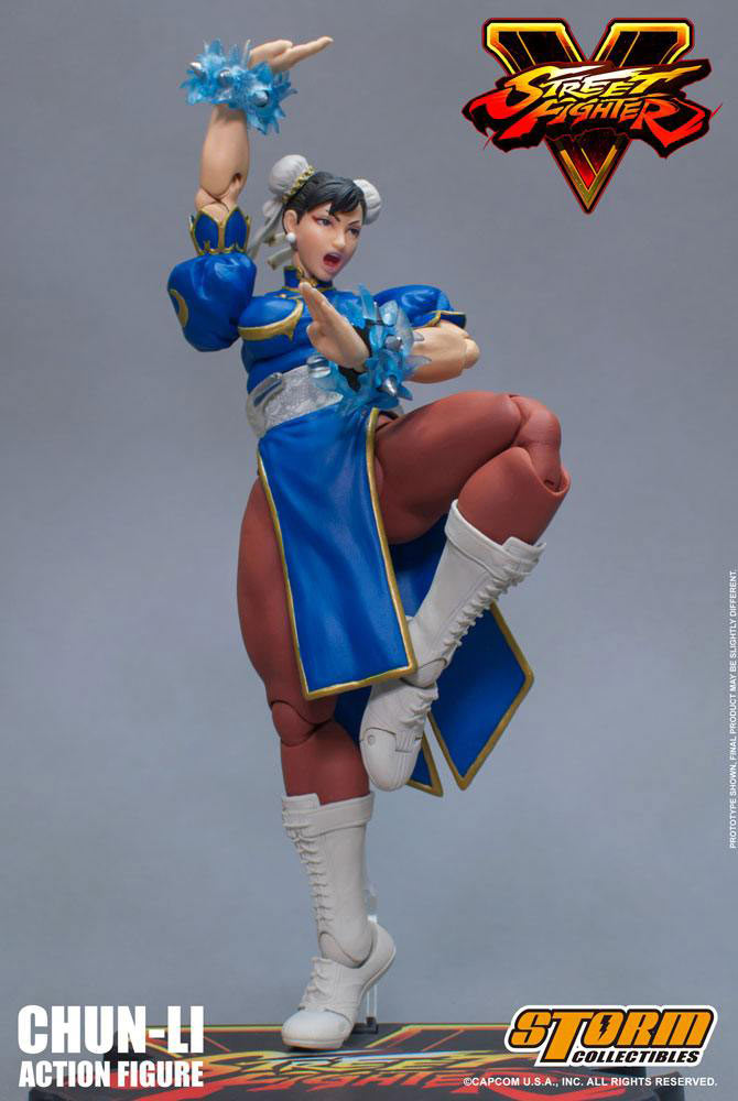 Figura Chun-Li 17 cm. Street Fighter V. Escala 1:12. Storm Collectibles