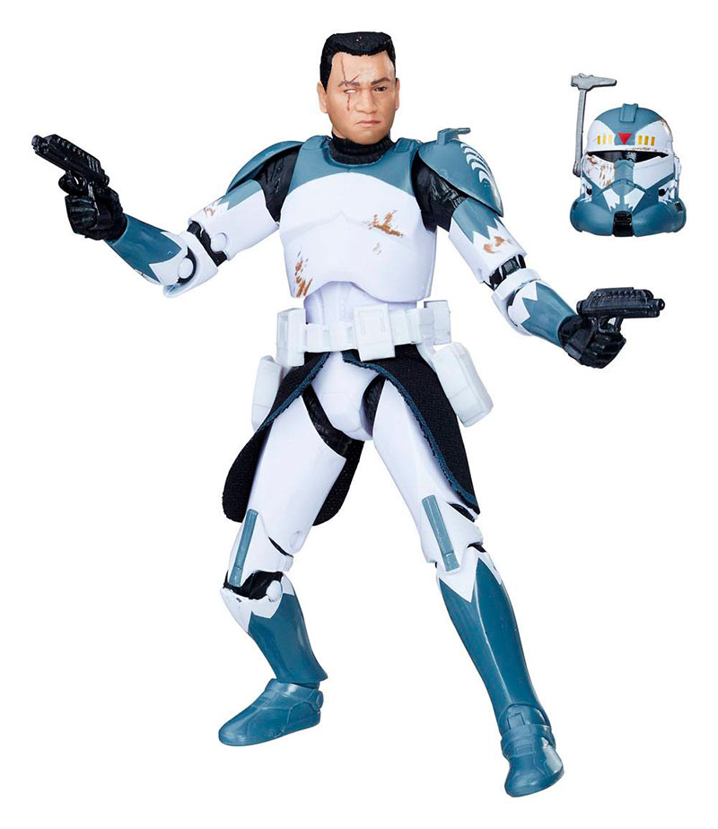 Figura Commander Wolffe Exclusive 15 cm. Star Wars. 2018. Línea The Black Series. Hasbro