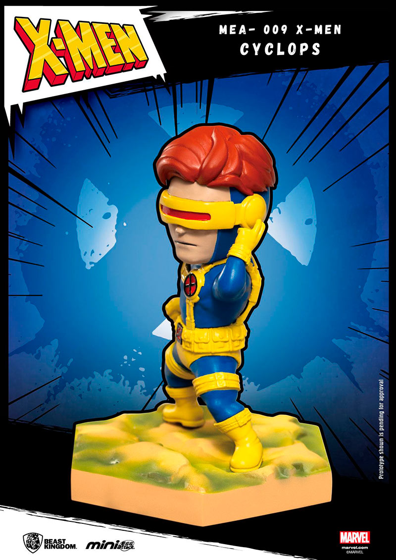 Figura Cyclops 10 cm. X-Men. Mini Egg Attack. Marvel Cómics. Beast Kingdom Toys