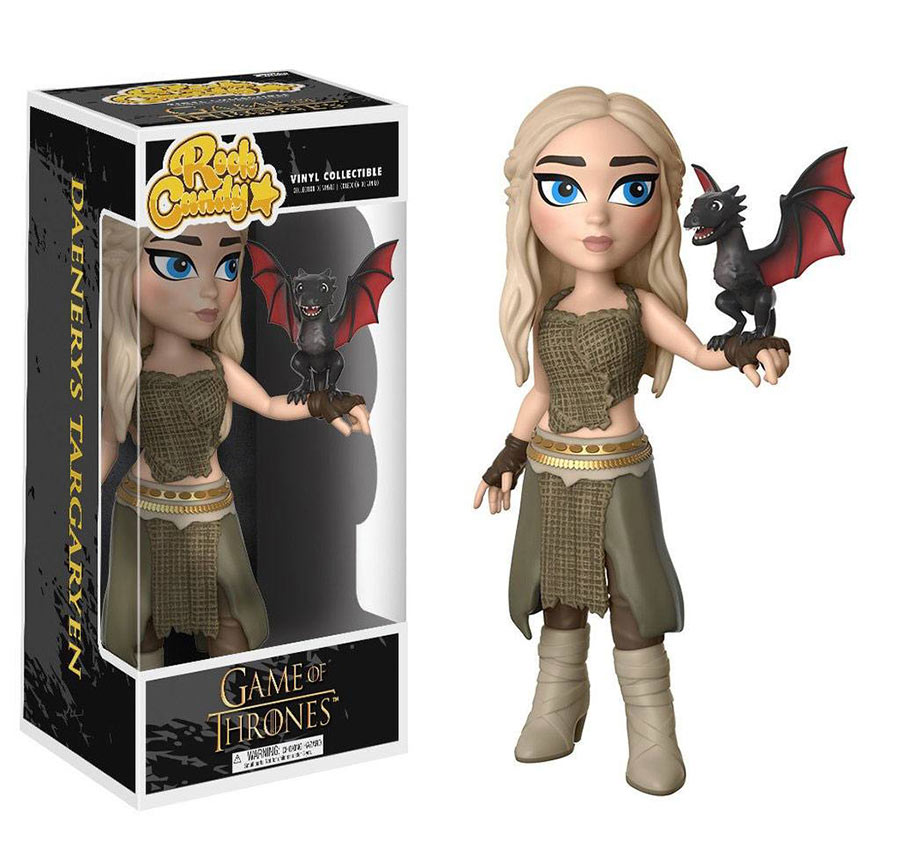 Figura Daenerys Targaryen 13 cm. Juego de Tronos. Rock Candy. Funko