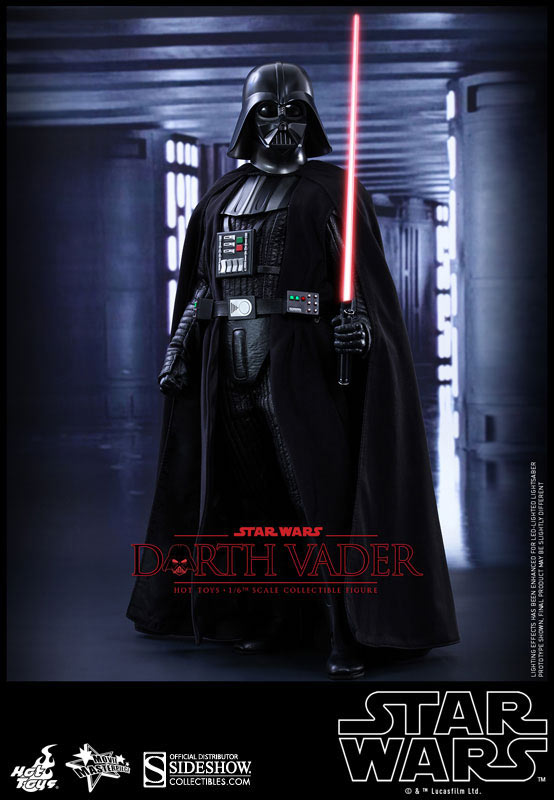 Figura Darth Vader 35 cm. Star Wars: Episodio IV - Una nueva esperanza. Línea Movie Masterpiece. Con luz y sonido. Escala 1:6. Hot Toys