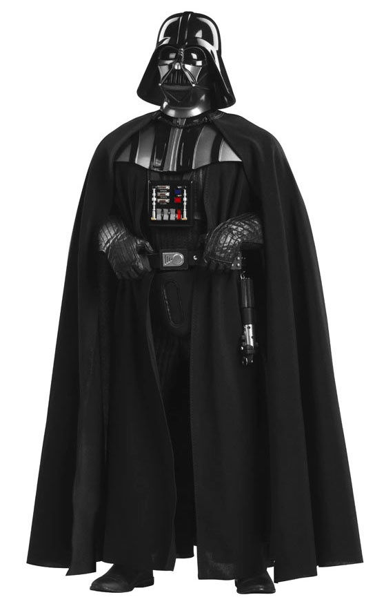 Figura Darth Vader 35 cm. Star Wars: Episodio VI: El retorno del jedi. Escala 1:6. Con luz. Sideshow Collectibles