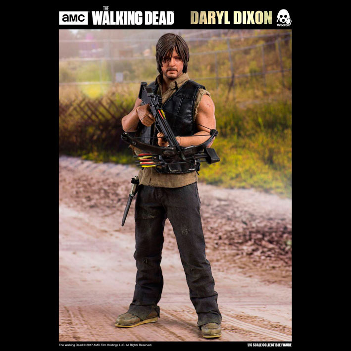 Figura Daryl Dixon 30 cm. The Walking Dead. Escala 1:6. ThreeZero