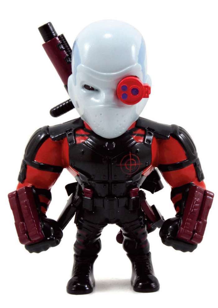 Figura Deadshot 10 cm. Escuadrón Suicida. Línea Metals DieCast. Jada Toys