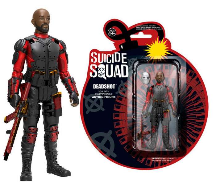 Figura Deadshot 12 cm. Escuadrón Suicida. Funko