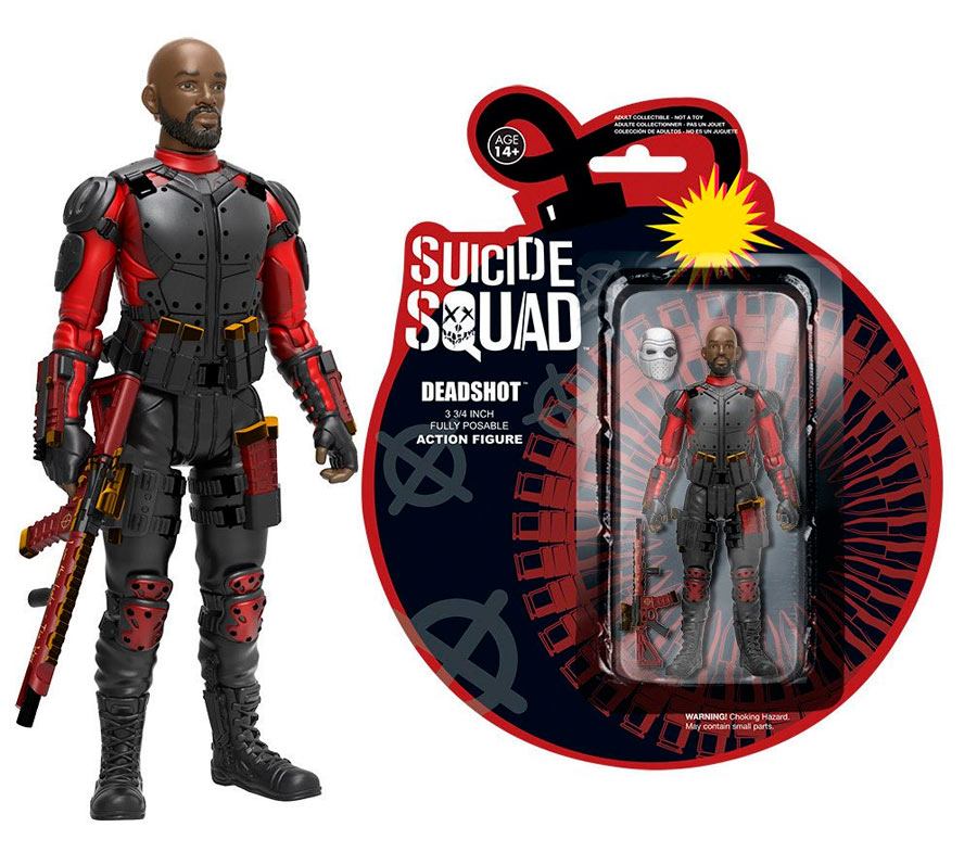 Figura Deadshot 12 cm. Escuadrón Suicida. Funko