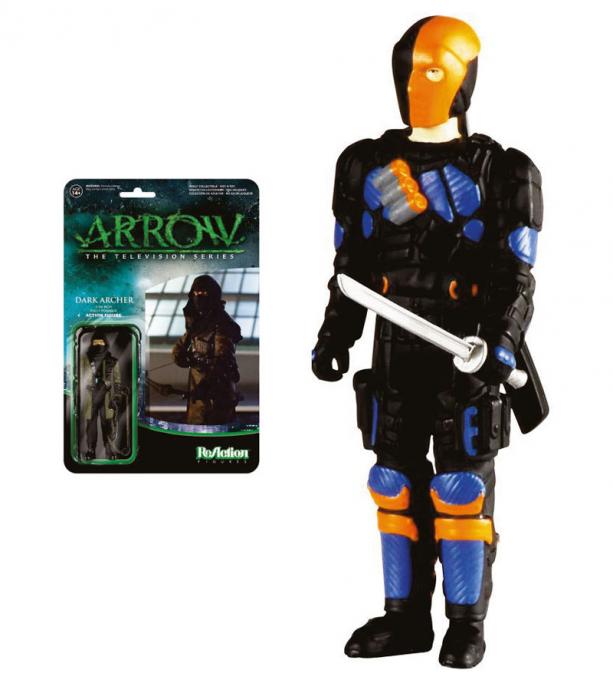 Figura Deathstroke 10 cm. Arrow. Línea ReAction. Funko