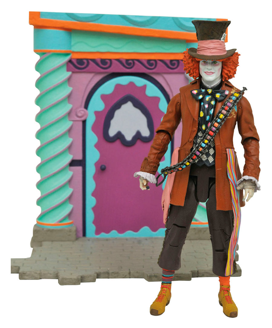 Figura El Sombrerero loco 18 cm. Alicia a través del espejo. Diamond Select