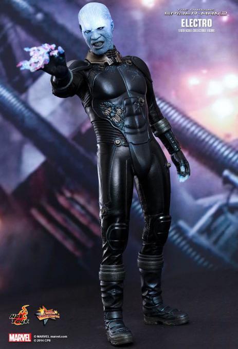 Figura Electro 30 cm con luz. The Amazing Spiderman 2: el poder de Electro. Hot Toys