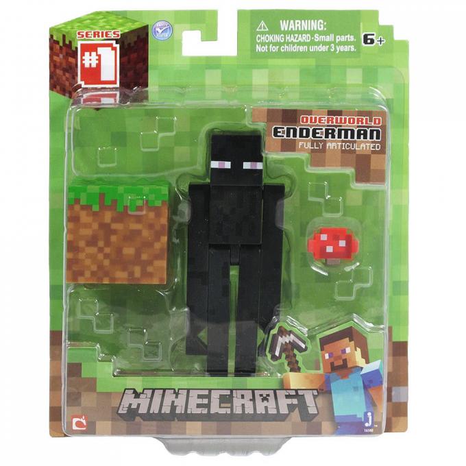 Figura Enderman 8 cm. Minecraft. Serie 1