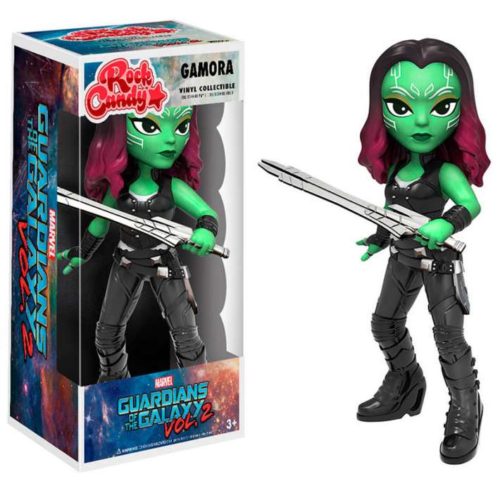 Figura Gamora 13 cm. Guardianes de la Galaxia 2. Rock Candy. Marvel Cómics. Funko