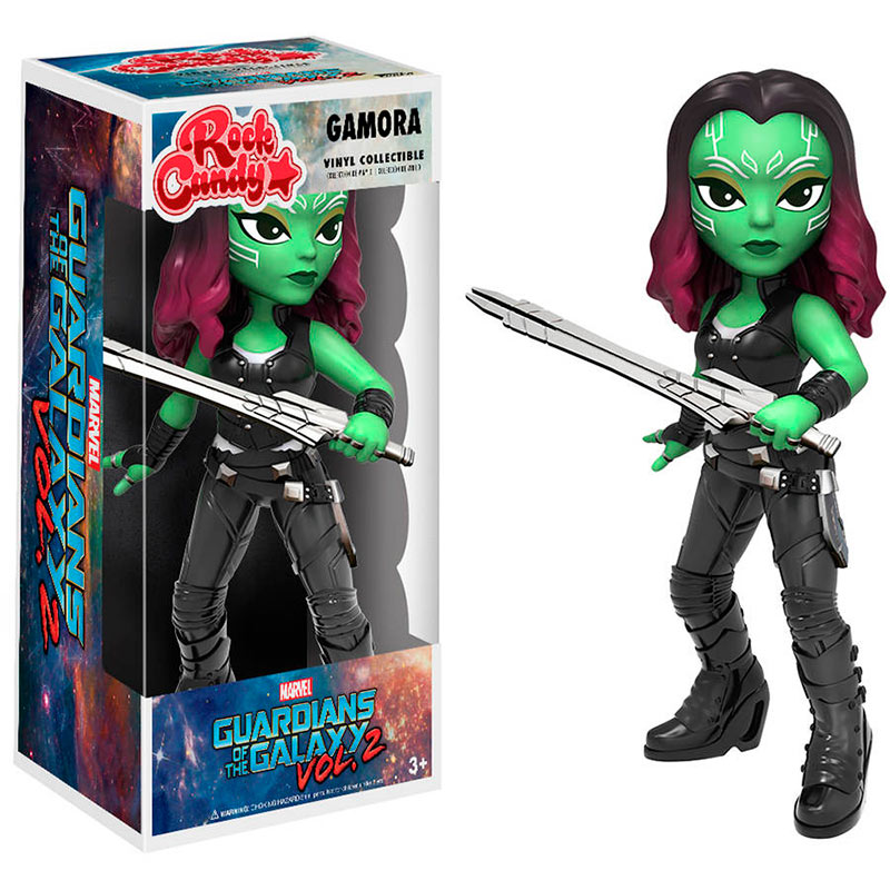 Figura Gamora 13 cm. Guardianes de la Galaxia 2. Rock Candy. Marvel Cómics. Funko