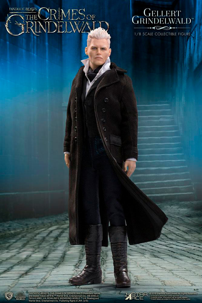 Figura Gellert Grindelwald 23 cm. Animales fantásticos y dónde encontrarlos 2. Real Master Series. Escala 1:8. Star Ace Toys