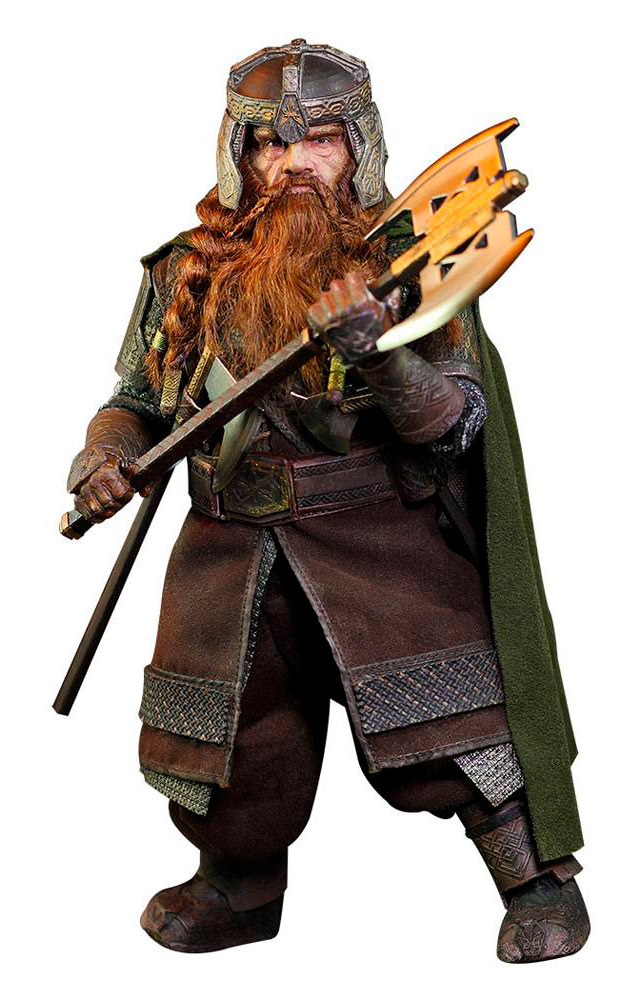 Figura Gimli 20 cm. El Señor de los Anillos. Escala 1:6. Asmus Collectible Toys
