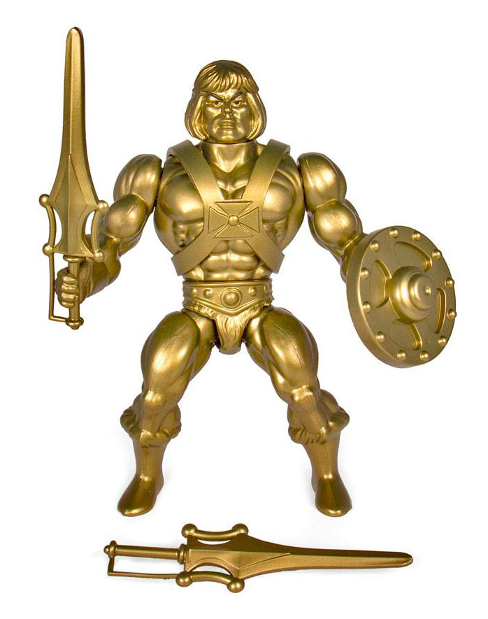 Figura Golden He-Man 14 cm. Masters del Universo. MOTU Vintage Collection. Super7