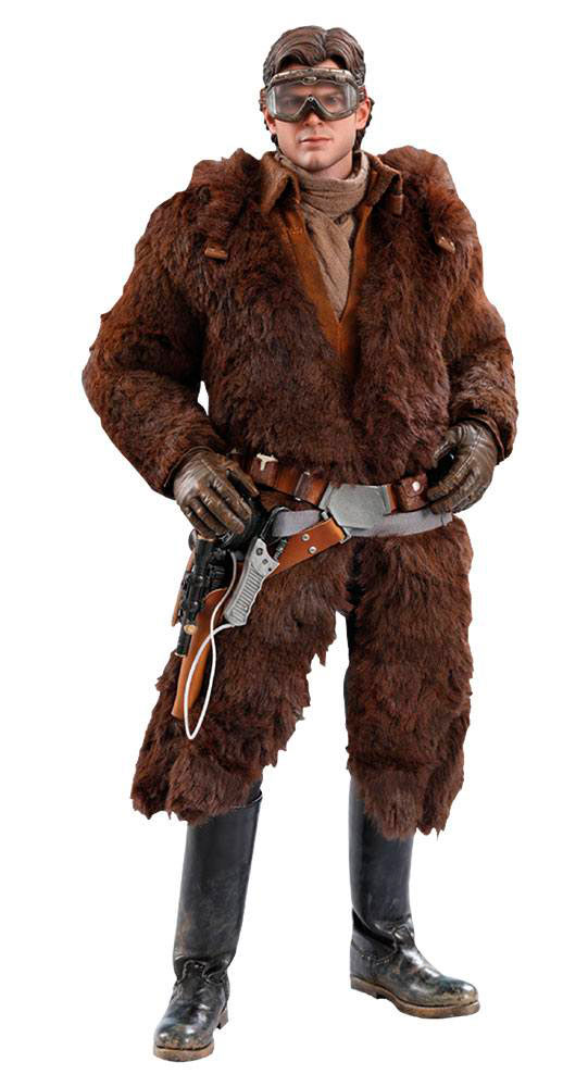 Figura Han Solo 31 cm. Han Solo: Una Historia de Star Wars. Version Deluxe. Movie Masterpiece. Escala 1:6. Hot Toys