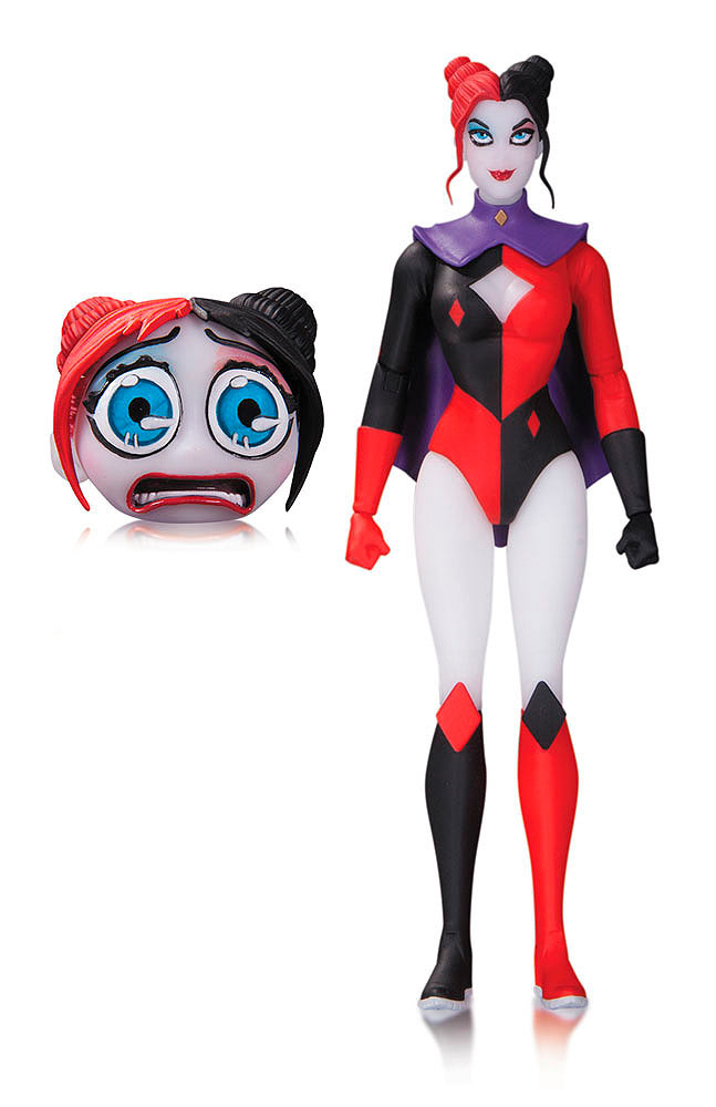 Figura Harley Quinn 17 cm. Versión super héroe. Diseño de Amanda Conner. DC Cómics. DC Collectibles