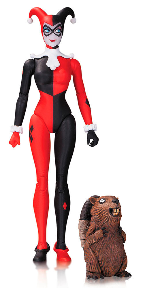 Figura Harley Quinn 17 cm. Versión tradicional. Diseño de Amanda Conner. DC Cómics. DC Collectibles