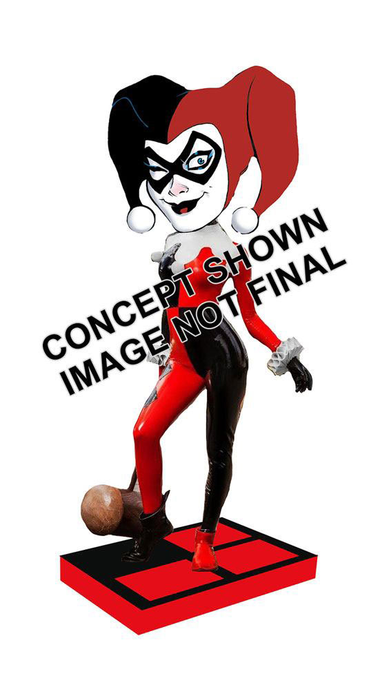 Figura Harley Quinn 20 cm. Head Knocker. DC Cómics. NECA