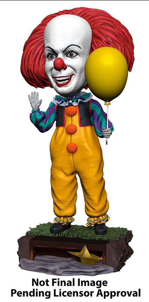 Figura Head Knocker Pennywise 20 cm. It (Eso) 1990. Stephen King. NECA