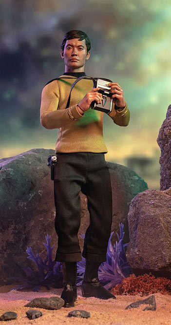 Figura Hikaru Sulu 30 cm. Star Trek: la serie original. Master Series. Escala 1:6. Quantum Mechanix