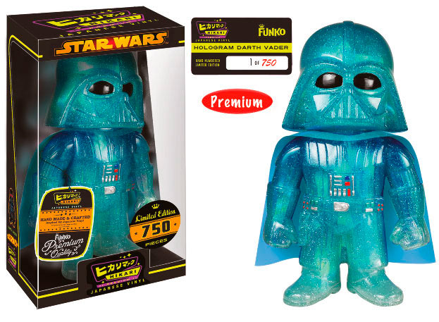 Figura Hologram Darth Vader 19 cm. Star Wars. Línea Hikari Sofubi. Funko