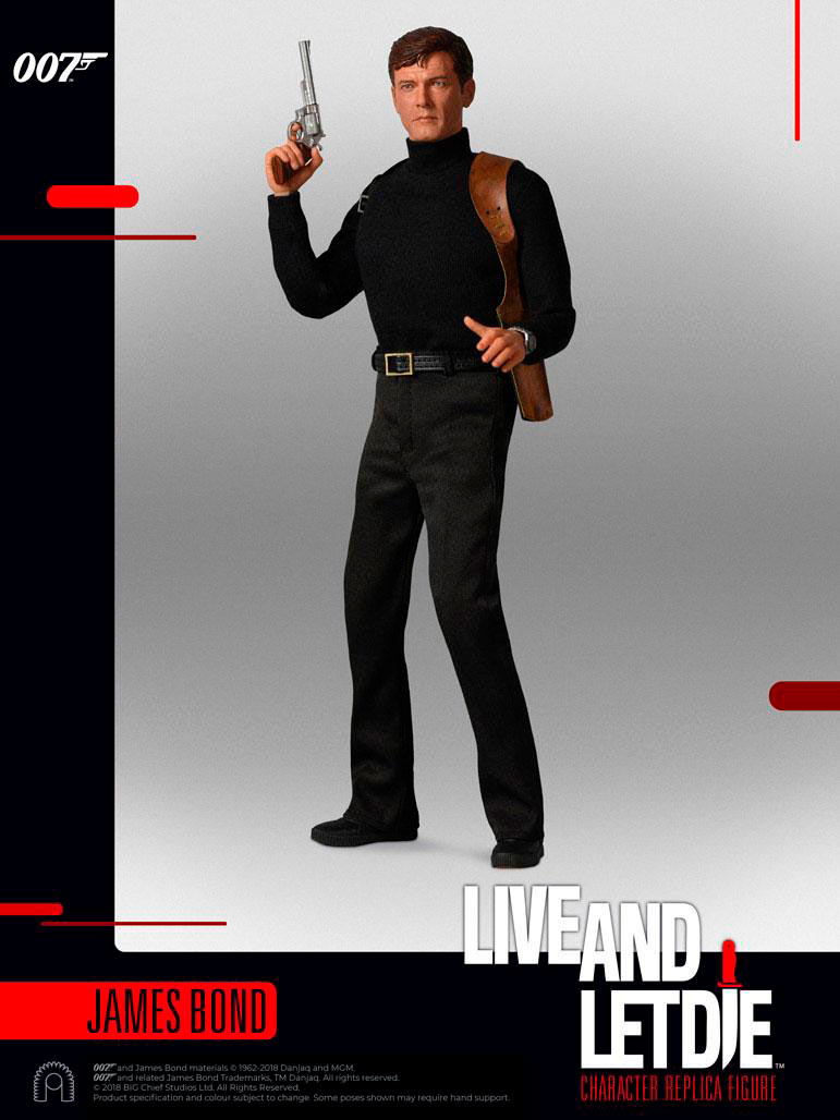 Figura James Bond 30 cm. Vive y deja morir. Escala 1:6. BIG Chief Studios