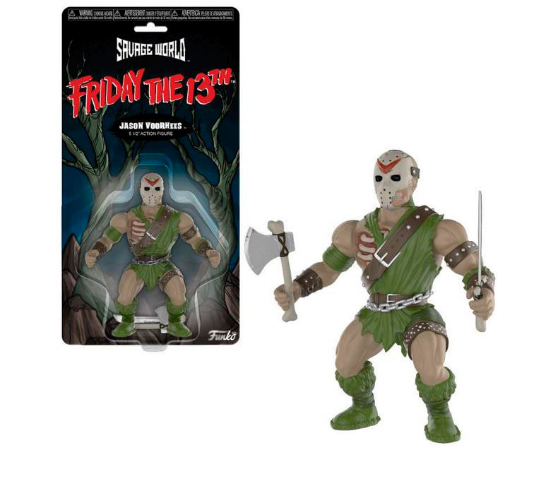 Figura Jason 10 cm. Viernes 13. Savage World. Funko