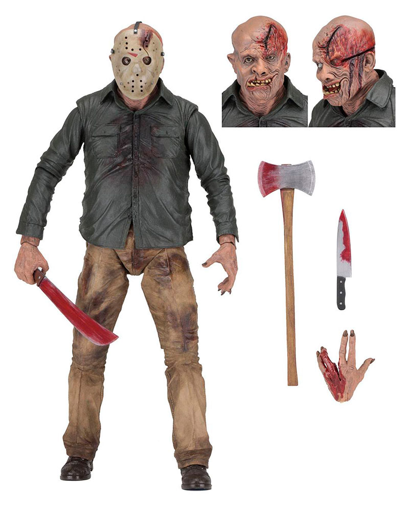 Figura Jason 46 cm. Viernes 13 Parte IV: Capítulo Final. NECA