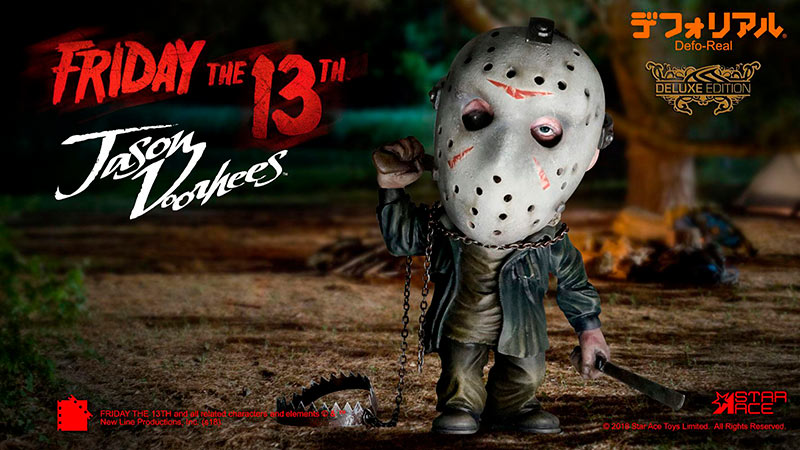 Figura Jason Voorhees 15 cm. Viernes 13. Defo-Real Series. Deluxe Version. Star Ace Toys
